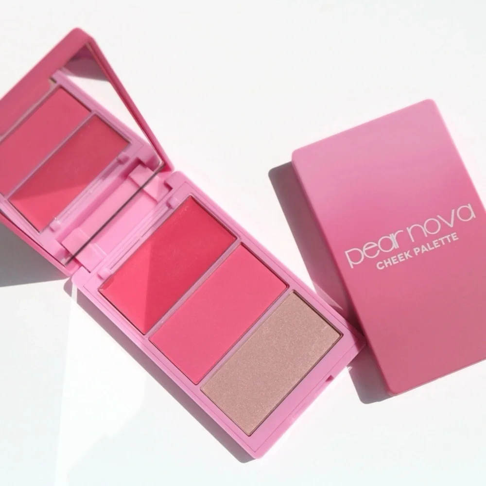 Pear Nova Trio Cheek Palette in "Pink" NIB - Picture 11 of 12